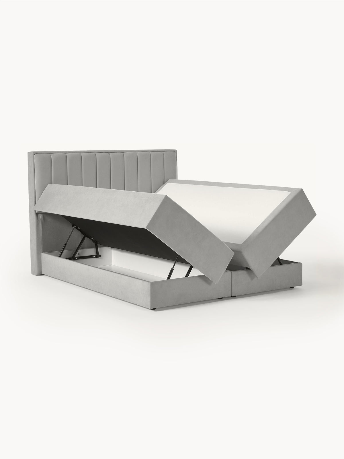 Livorena Box Spring Storage Bed