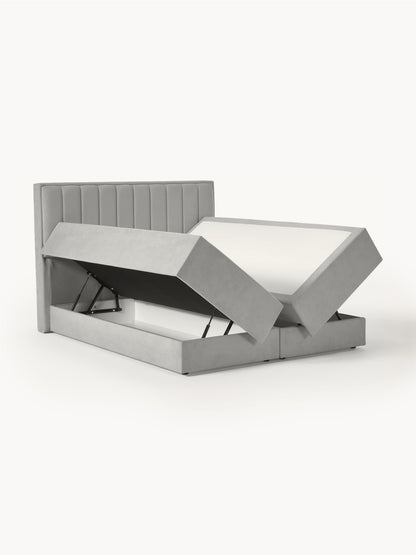 Livorena Box Spring Storage Bed