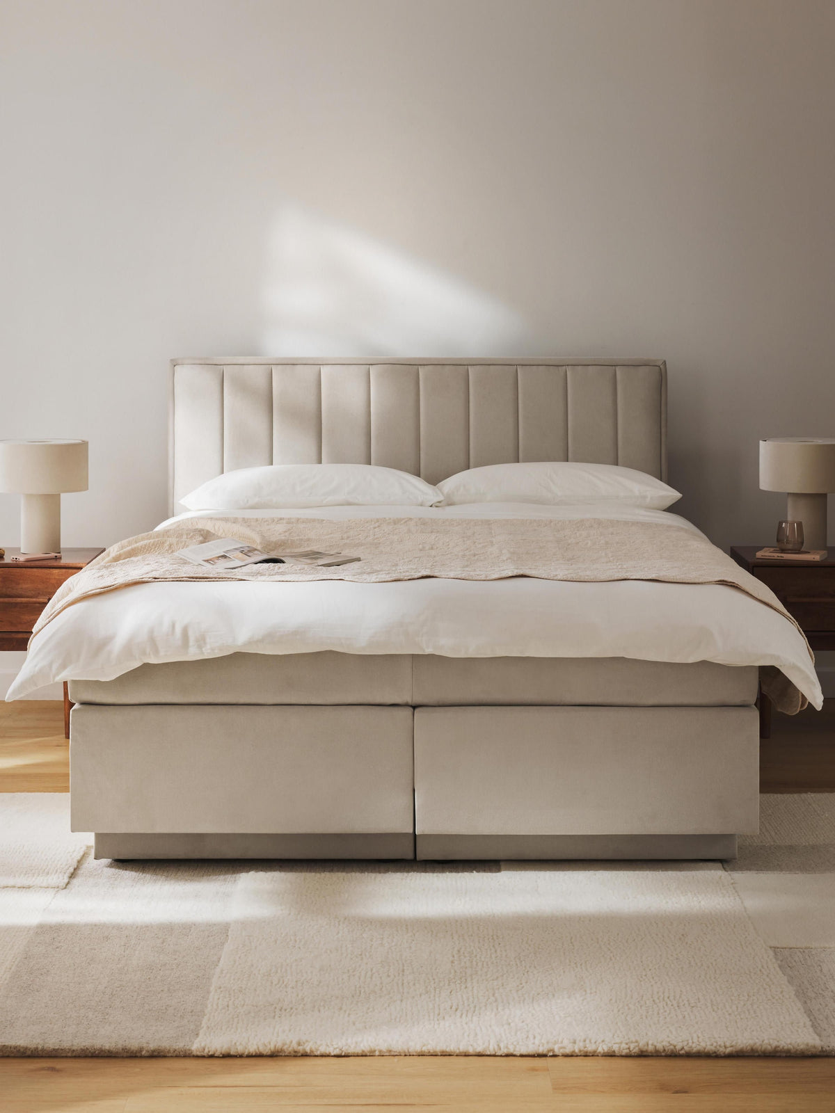 Livorena Box Spring Storage Bed