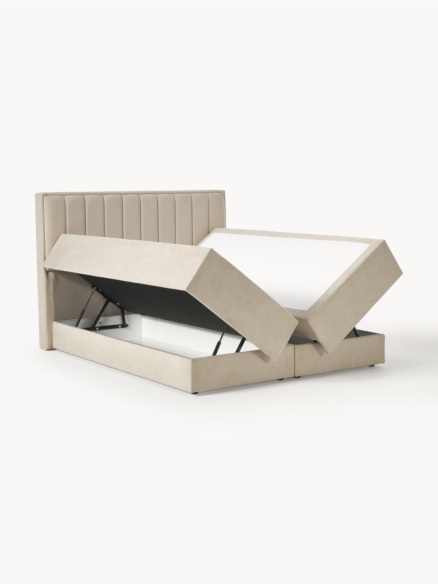 Livorena Box Spring Storage Bed