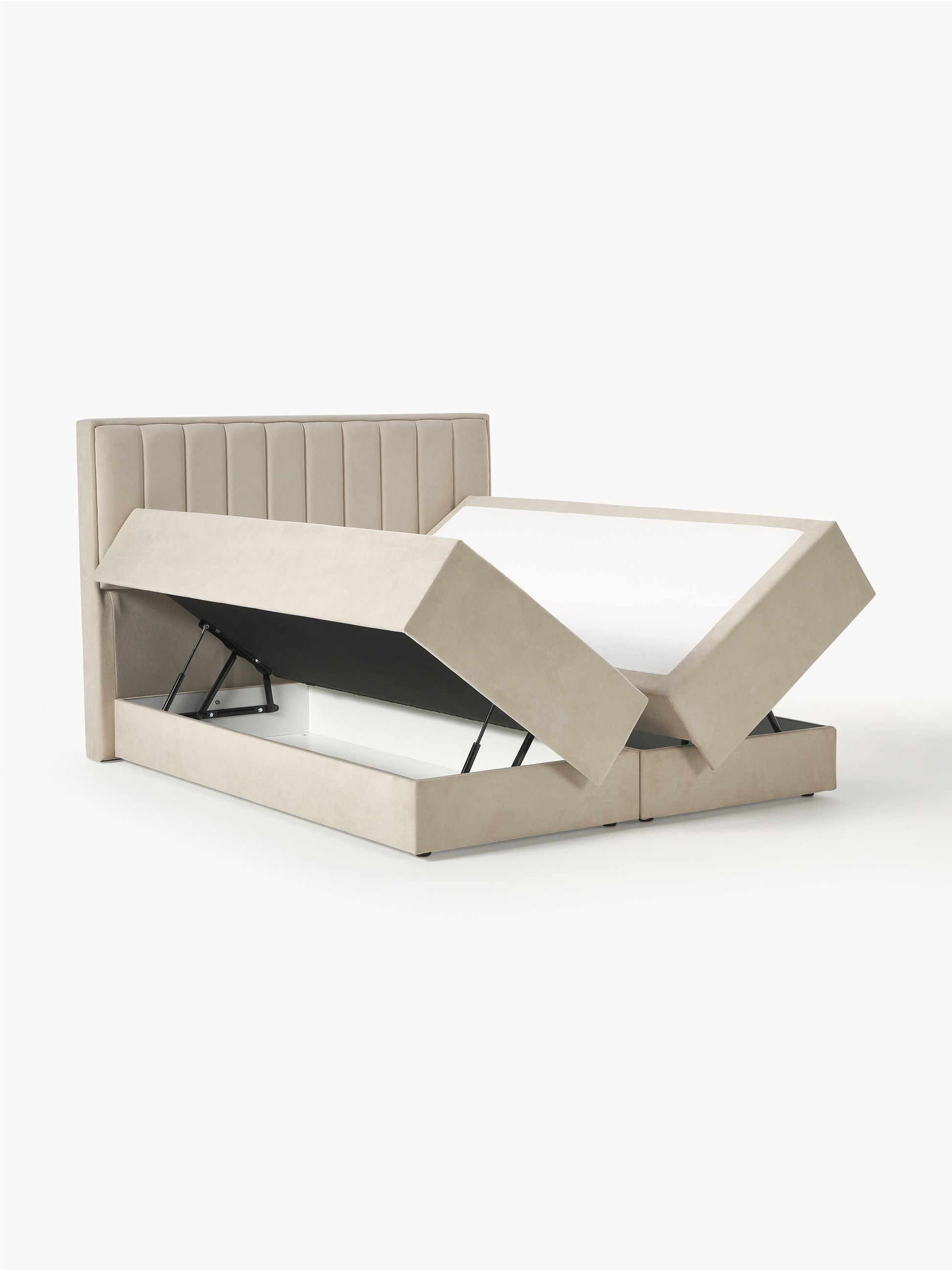 Livorena Box Spring Storage Bed