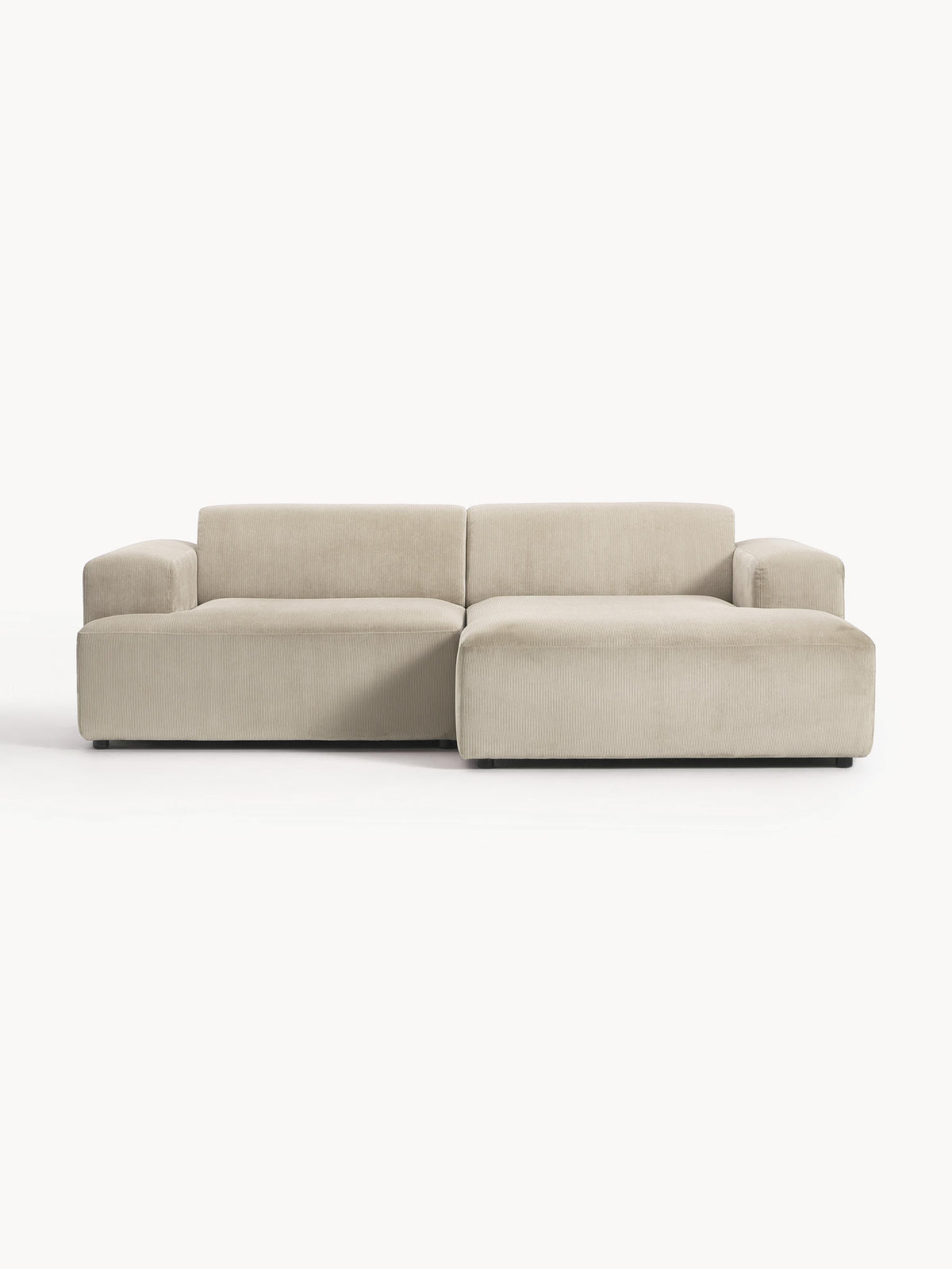 Melzara Corner Sofa in Corduroy (3-Seater)