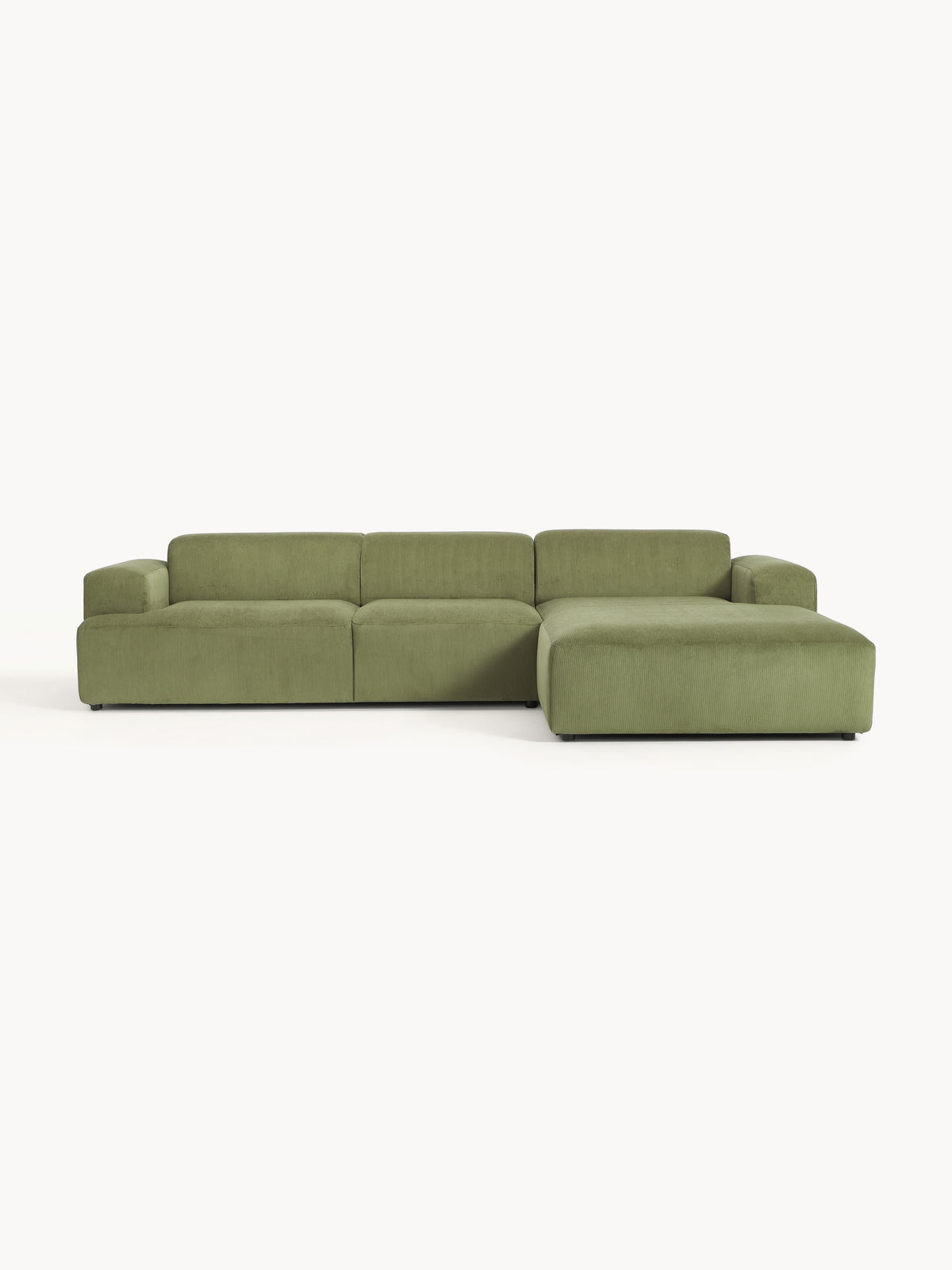 Melzara Corner Sofa in Corduroy (4-Seater)