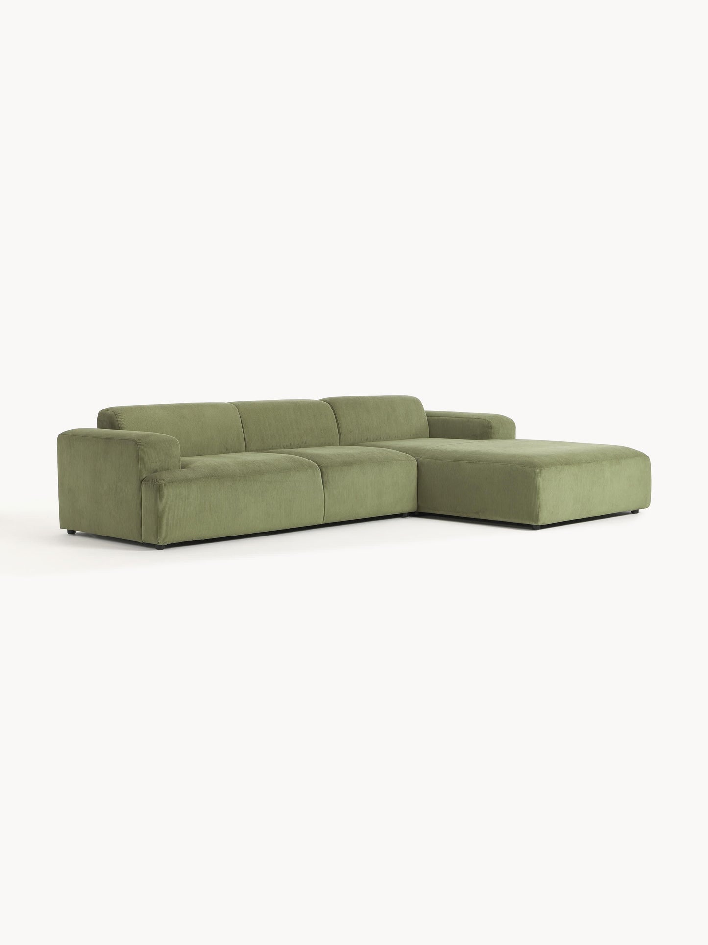 Melzara Corner Sofa in Corduroy (4-Seater)