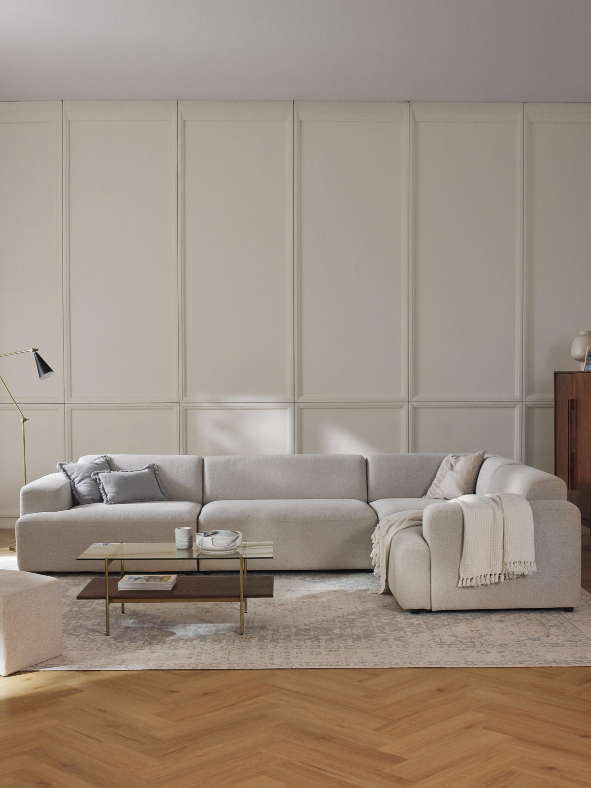 Melzara Large 4-Seater Corner Sofa