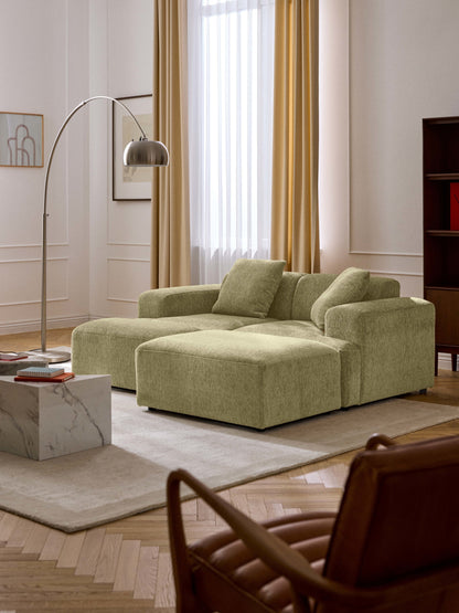 Melzara Ottoman, W 99 x D 72 cm