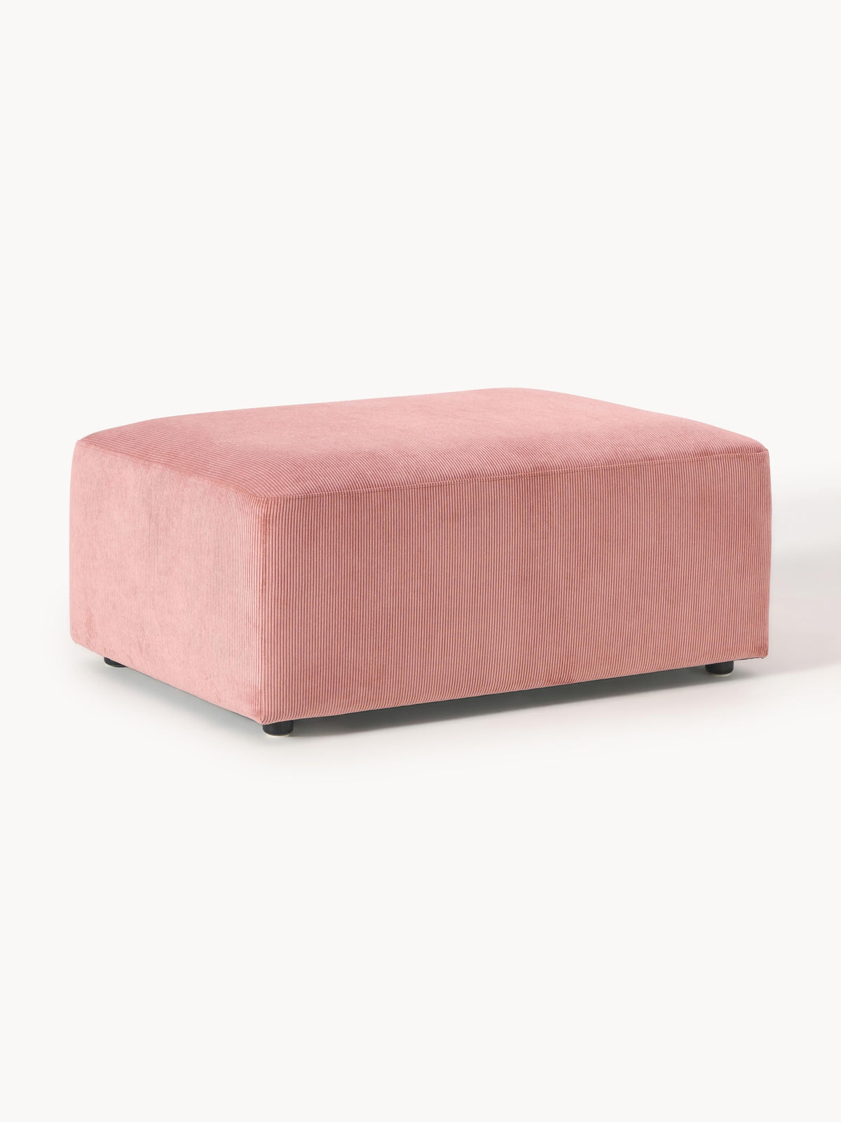 Melzara Stool in Corduroy, W 99 x D 72 cm