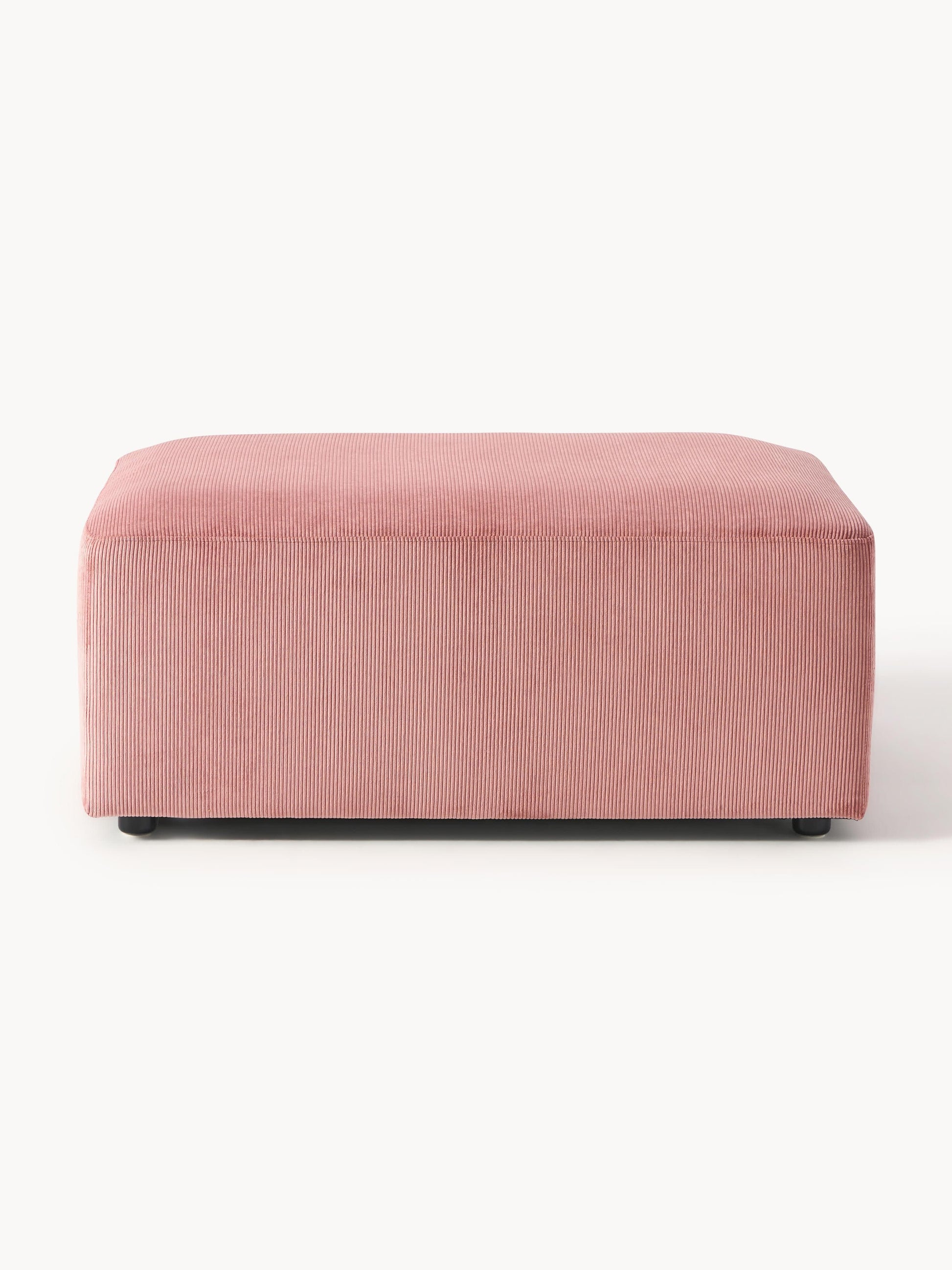 Melzara Stool in Corduroy, W 99 x D 72 cm