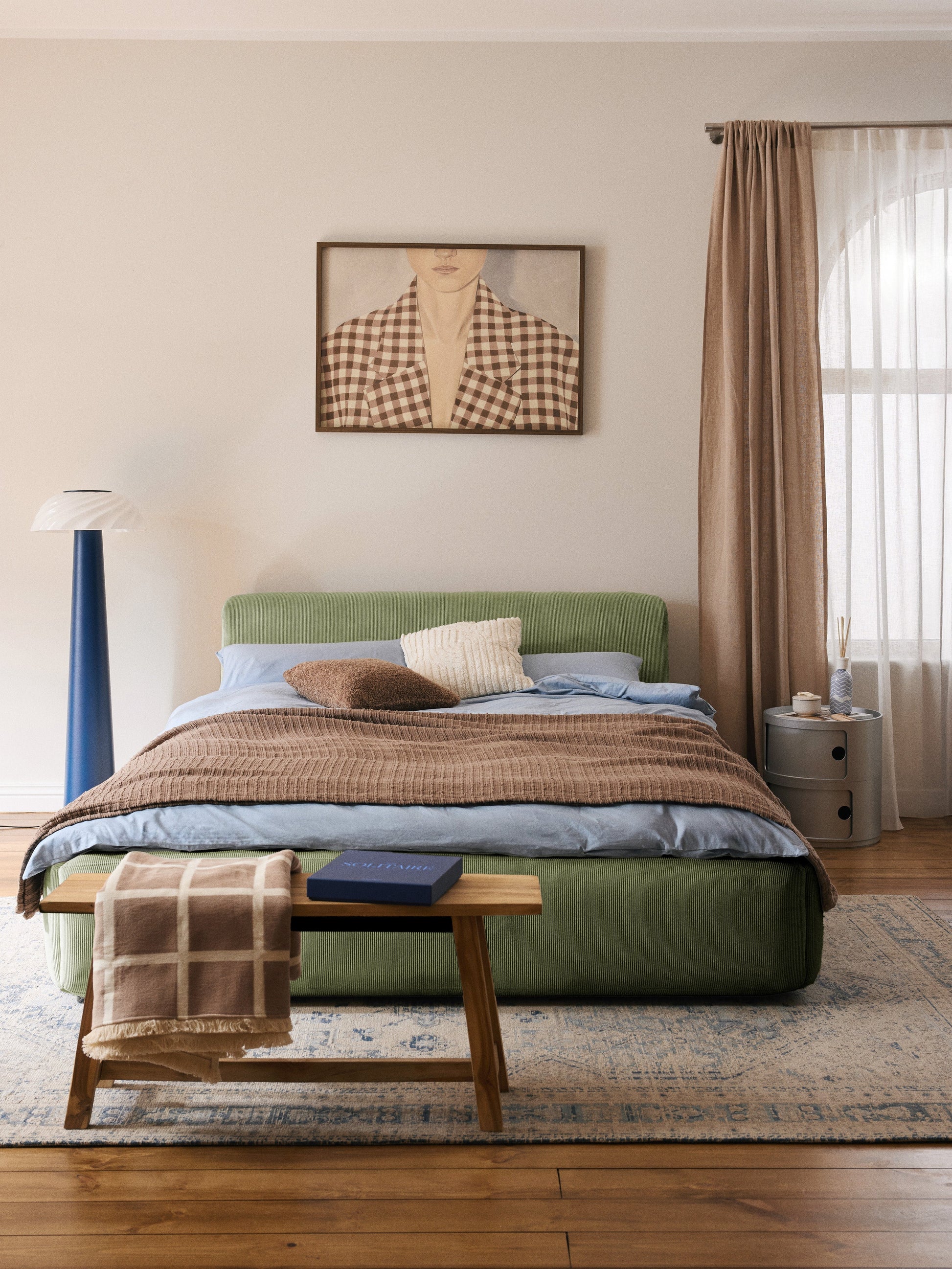 Melzara Upholstered Bed