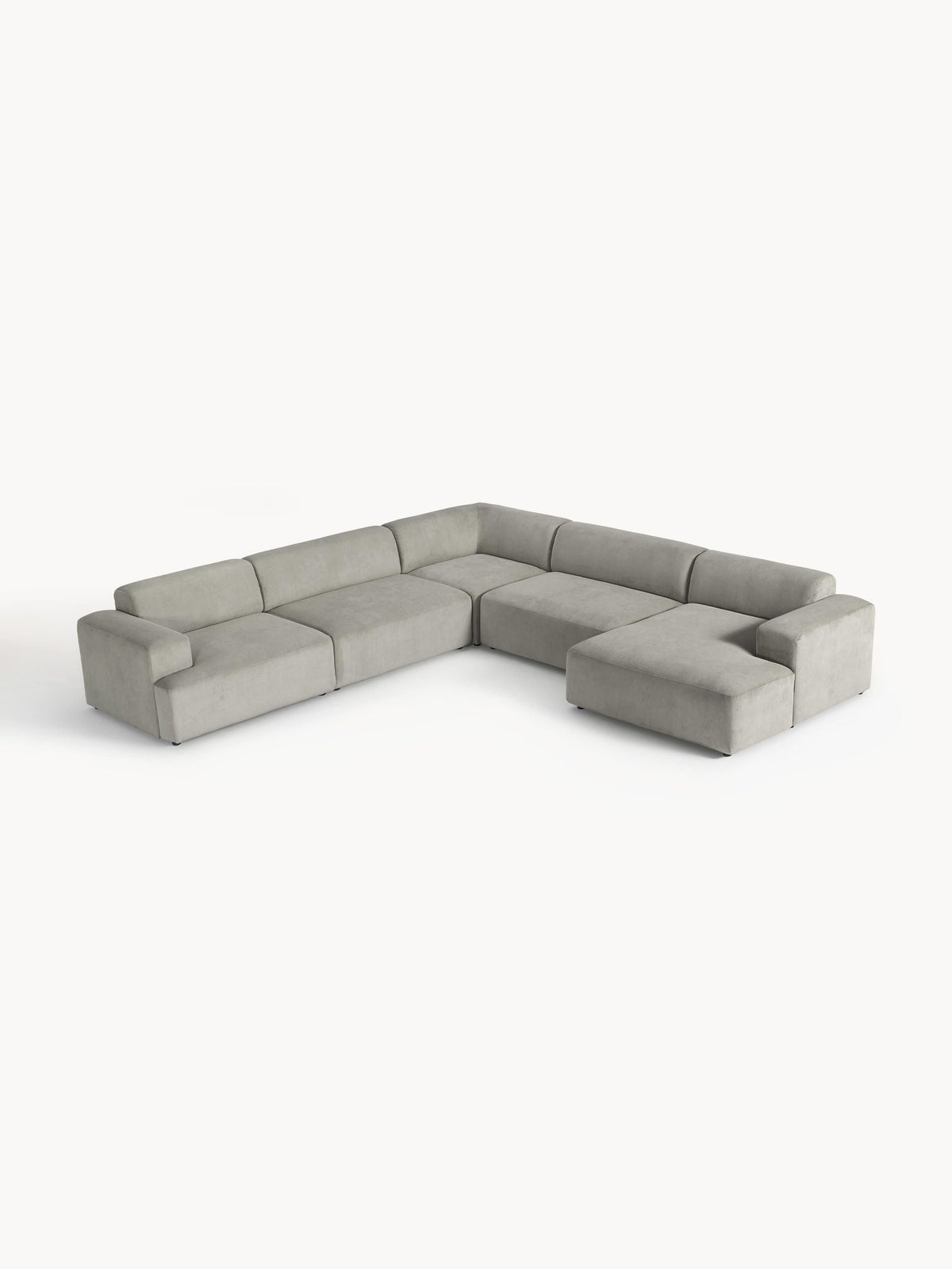 Melzara XL Corner Sofa in Corduroy