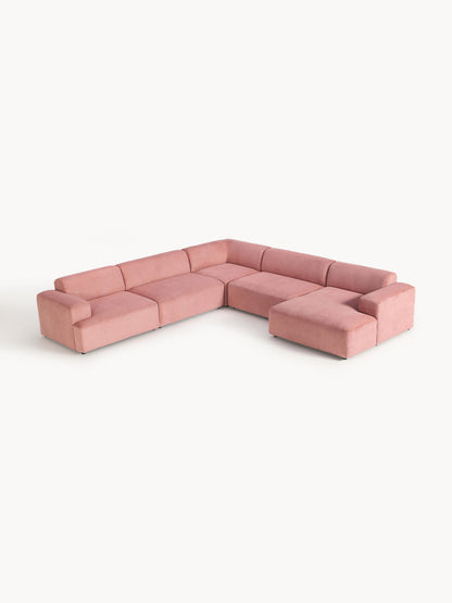 Melzara XL Corner Sofa in Corduroy