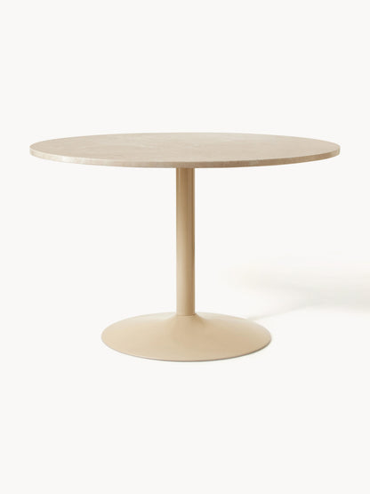 Milzanto Oval Dining Table in Marble, 120 x 90 cm