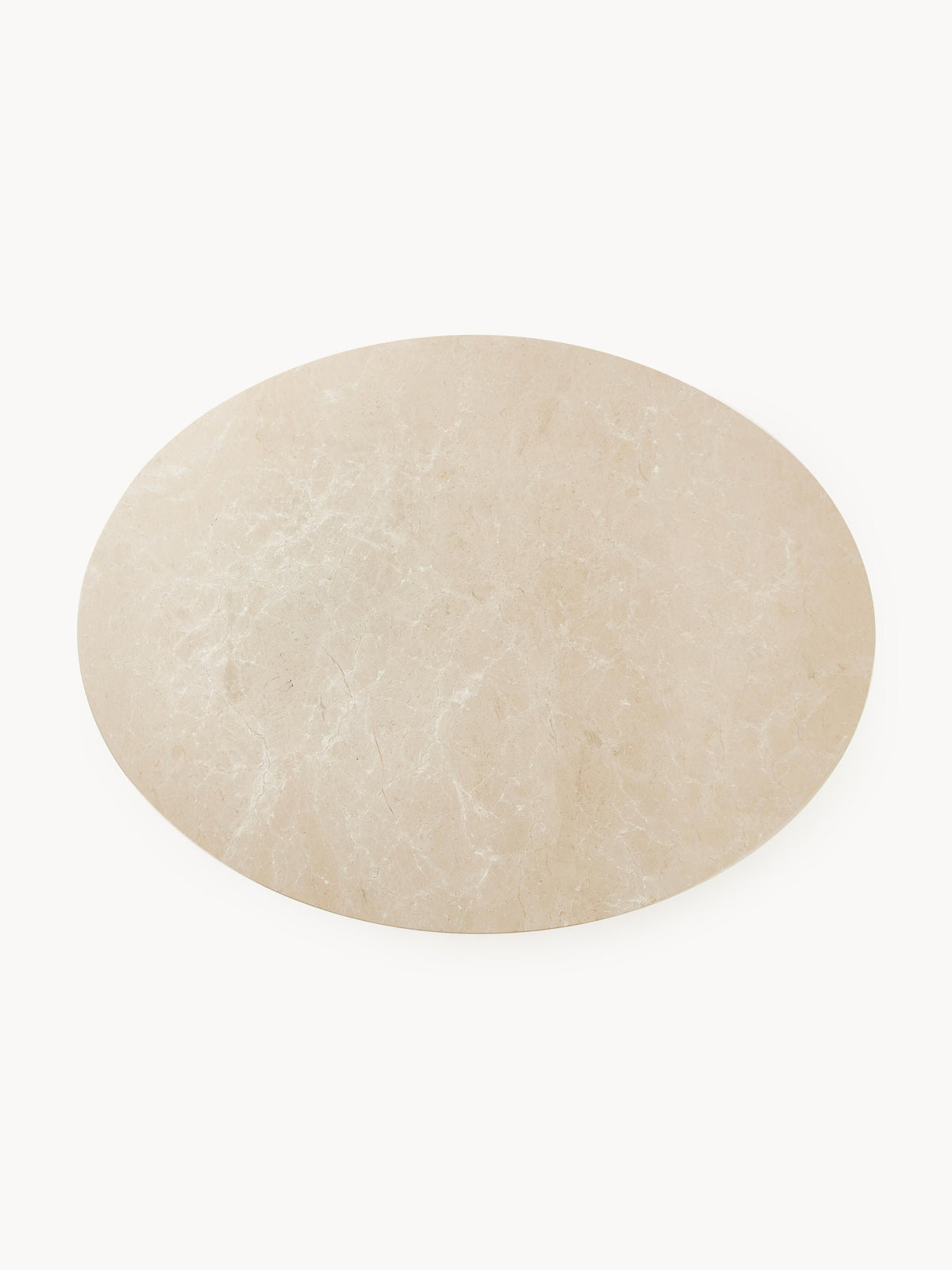 Milzanto Oval Dining Table in Marble, 120 x 90 cm