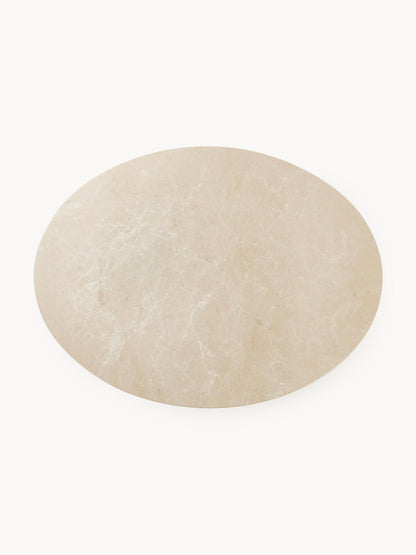 Milzanto Oval Dining Table in Marble, 120 x 90 cm