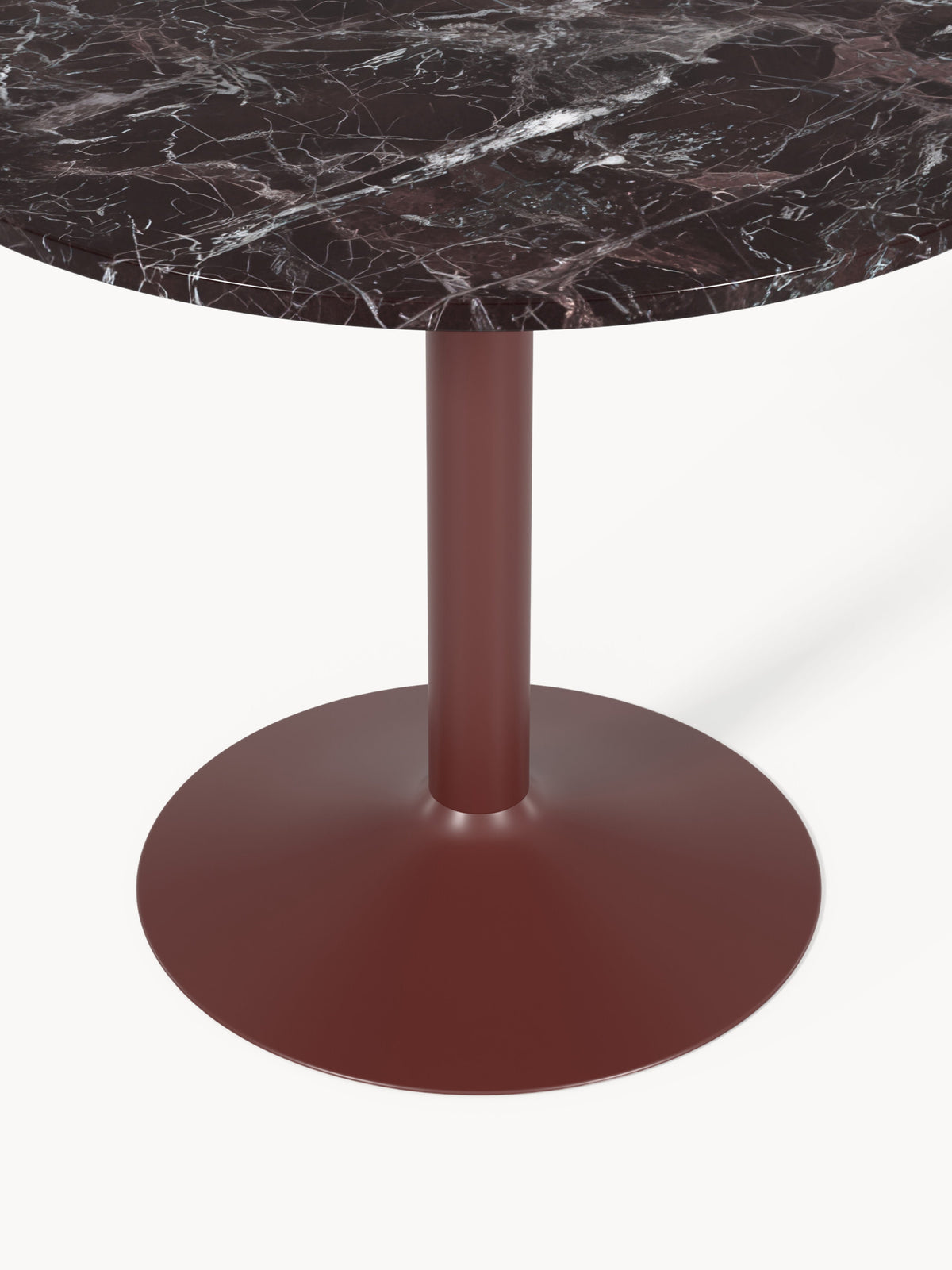 Milzanto Round Dining Table in Marble, Ø 90 cm