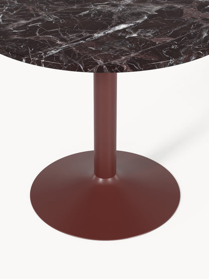 Milzanto Round Dining Table in Marble, Ø 90 cm
