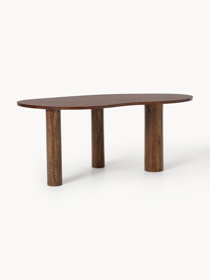 Narvezzi Oak Dining Table with Organic Shape, in Various Sizes