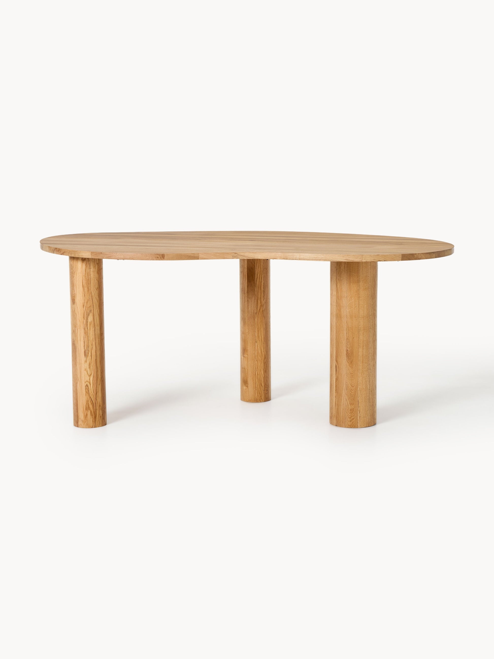 Narvezzi Oak Dining Table with Organic Shape, in Various Sizes