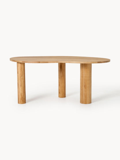 Narvezzi Oak Dining Table with Organic Shape, in Various Sizes