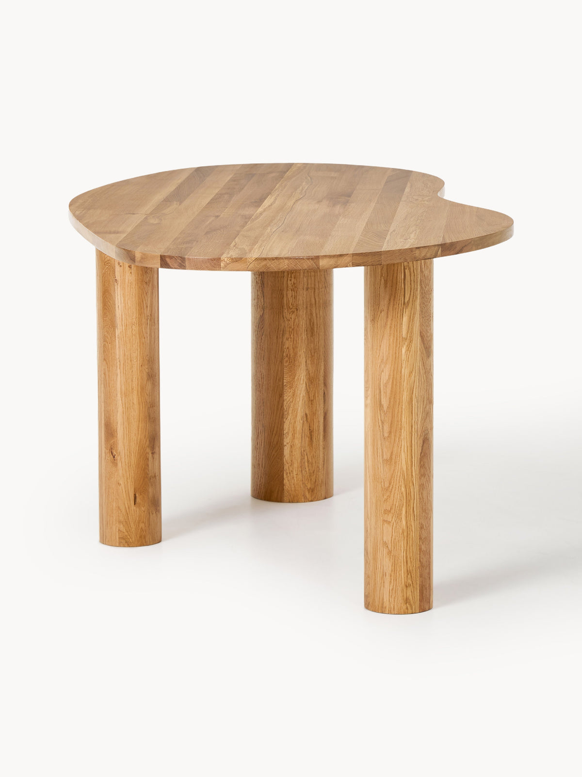 Narvezzi Oak Dining Table with Organic Shape, in Various Sizes