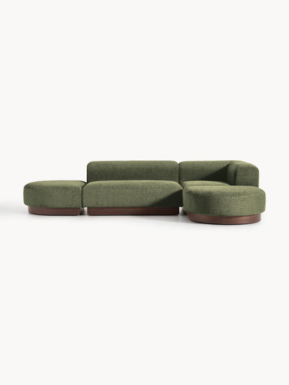 Natreza Modular Teddy Bouclé Corner Sofa
