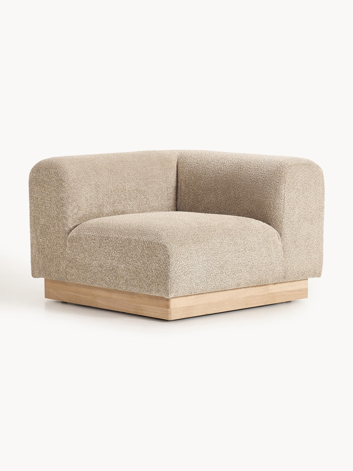 Natreza Teddy Bouclé Corner Module