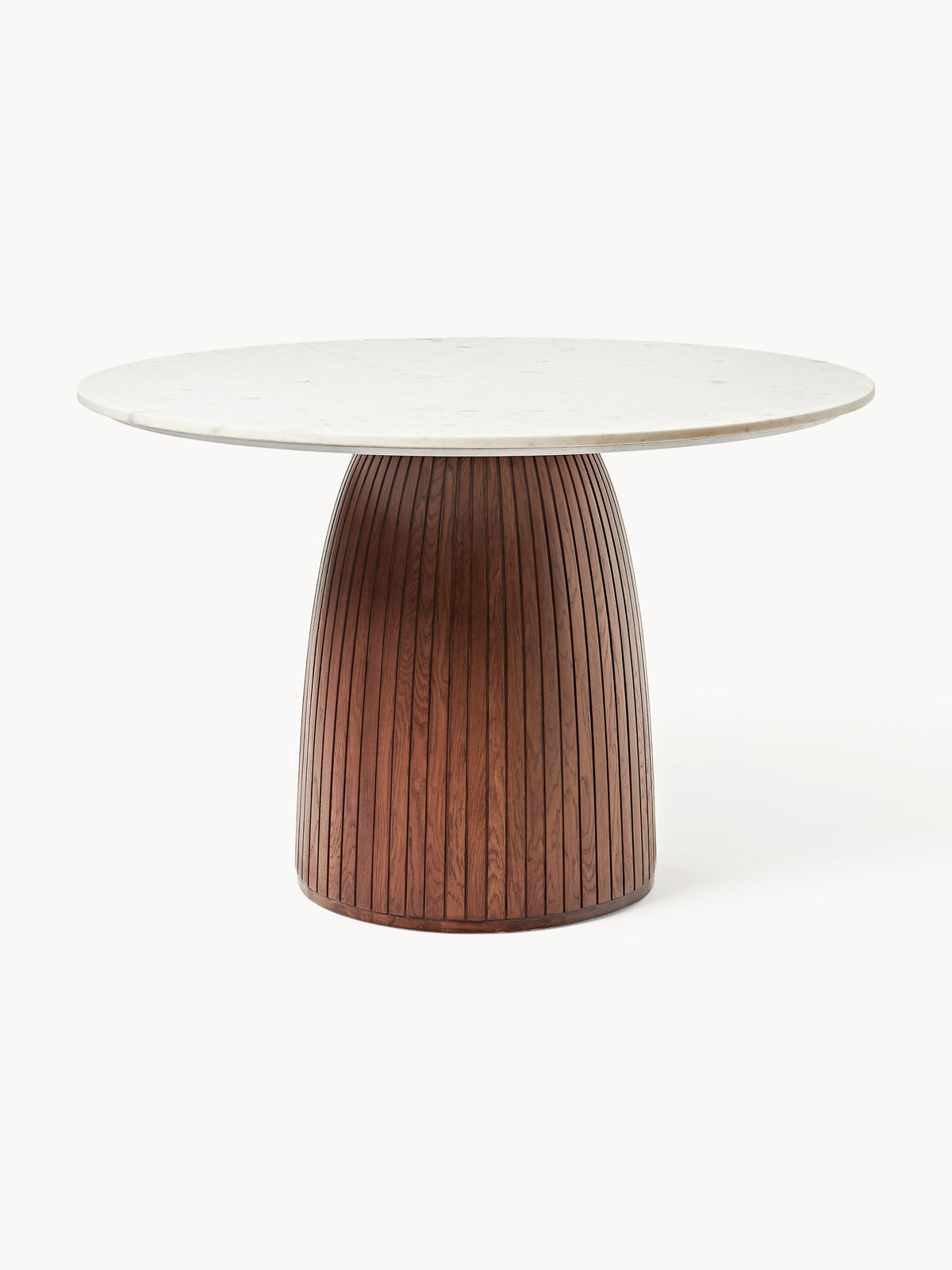 Nelbrezza Dining Table, Round, with Marble Tabletop, Ø 115 cm