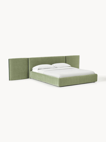 Otmaris Upholstered Bed with Folding Headboard