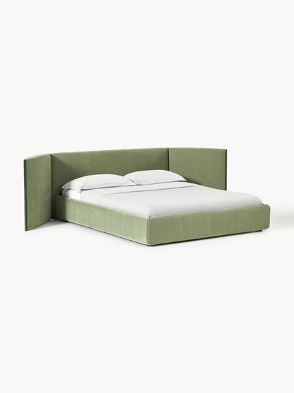 Otmaris Upholstered Bed with Folding Headboard