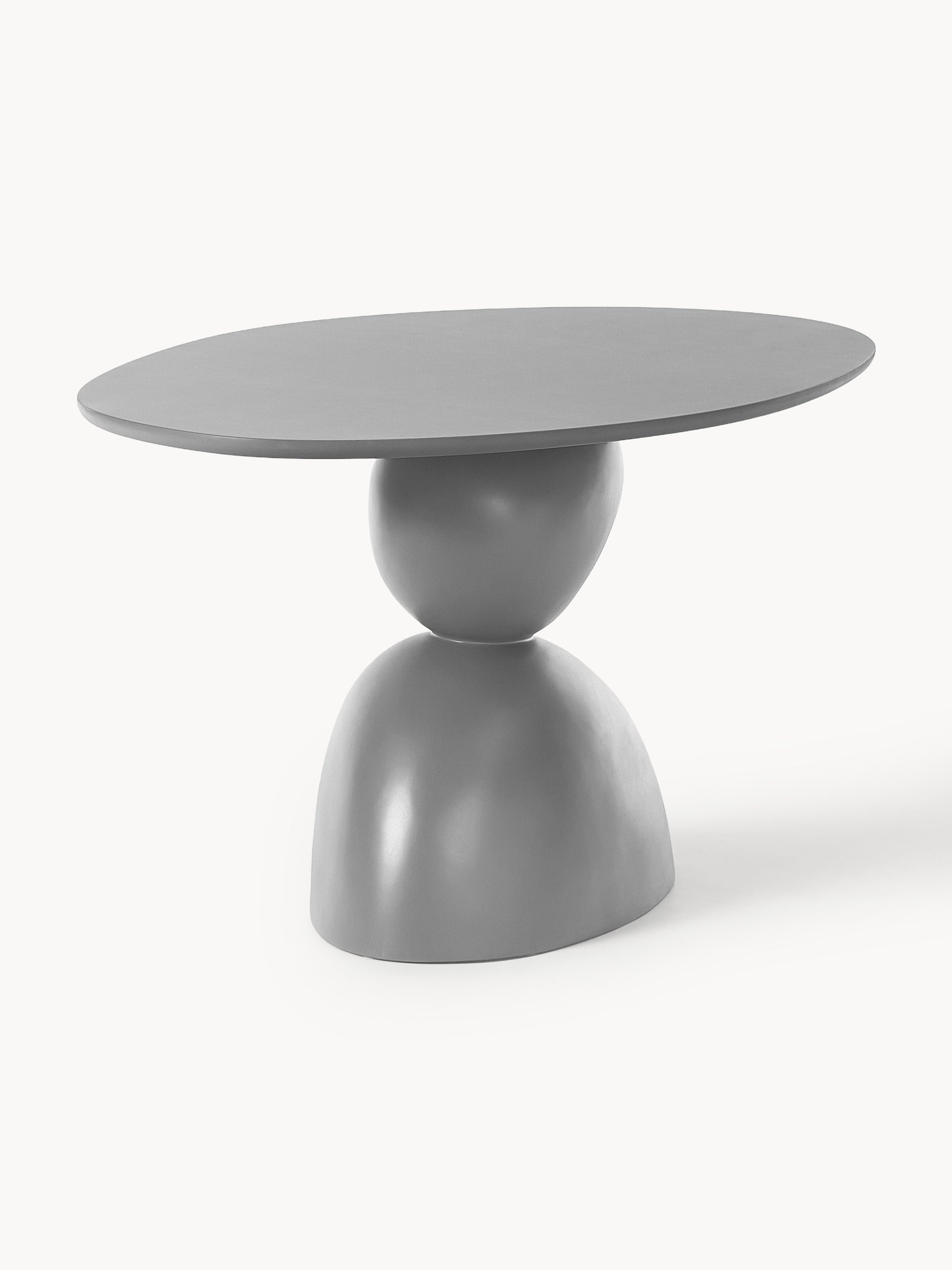 Sahrindo Oval Dining Table with Organic Design, 180 x 90 cm