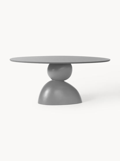 Sahrindo Oval Dining Table with Organic Design, 180 x 90 cm