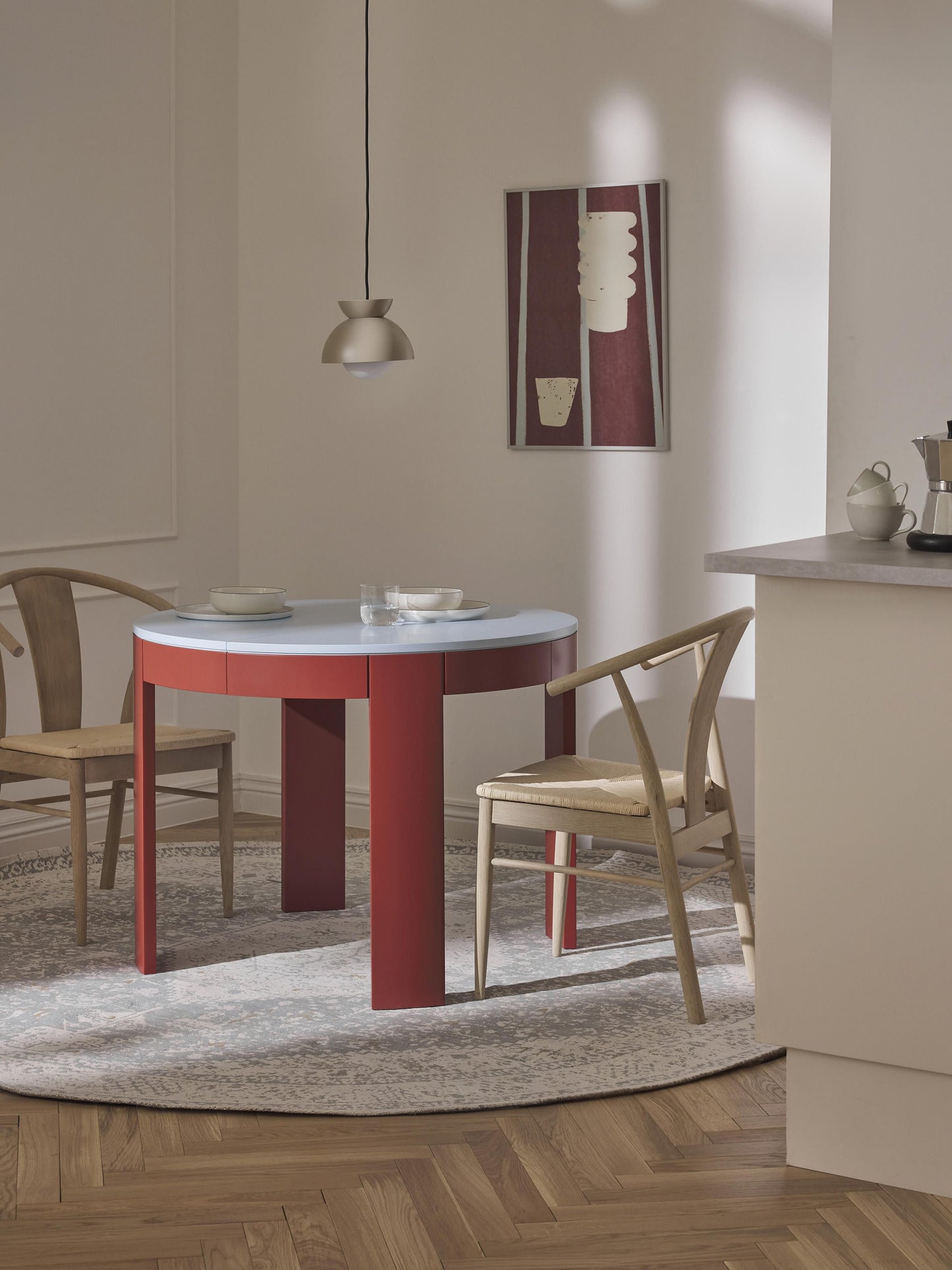 Samvetri Extendable Dining Table, 100 - 140 x 75 cm