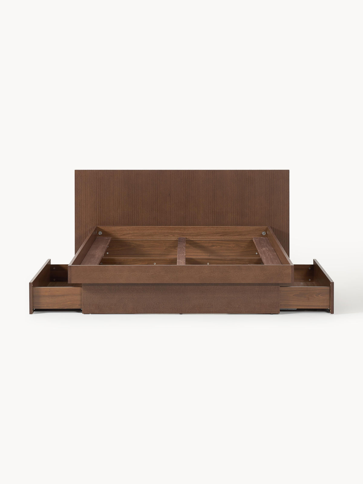 Satireno Wooden Bed with Drawers and Headboard