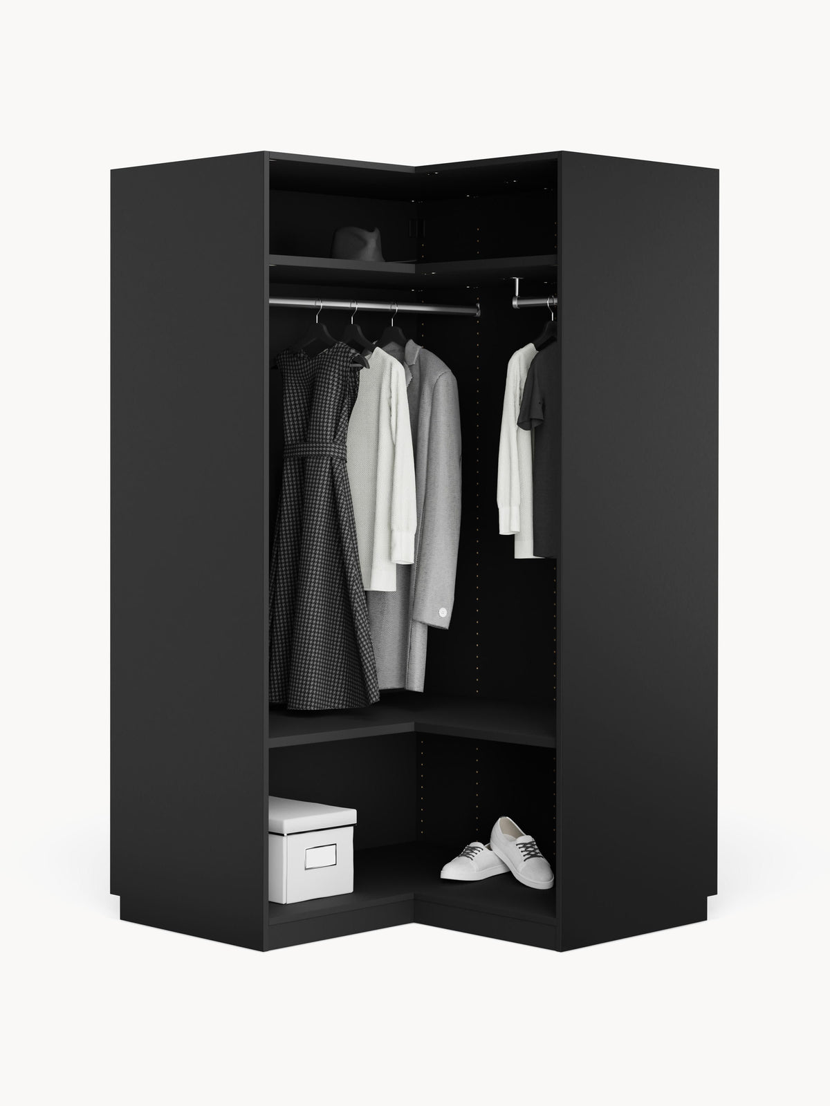 Simavoro Modular Corner Wardrobe, 115 cm Wide