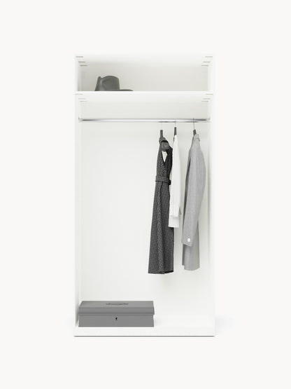 Simavoro Modular Hinged-Door Wardrobe, 100 cm Wide, in Various Sizes