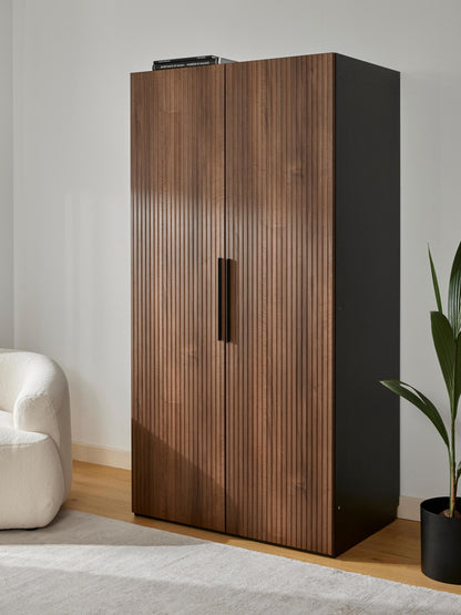 Simavoro Modular Hinged-Door Wardrobe, 100 cm Wide, in Various Sizes