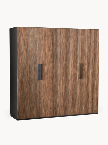 Simavoro Modular Hinged-Door Wardrobe, 200 cm Wide, in Various Sizes