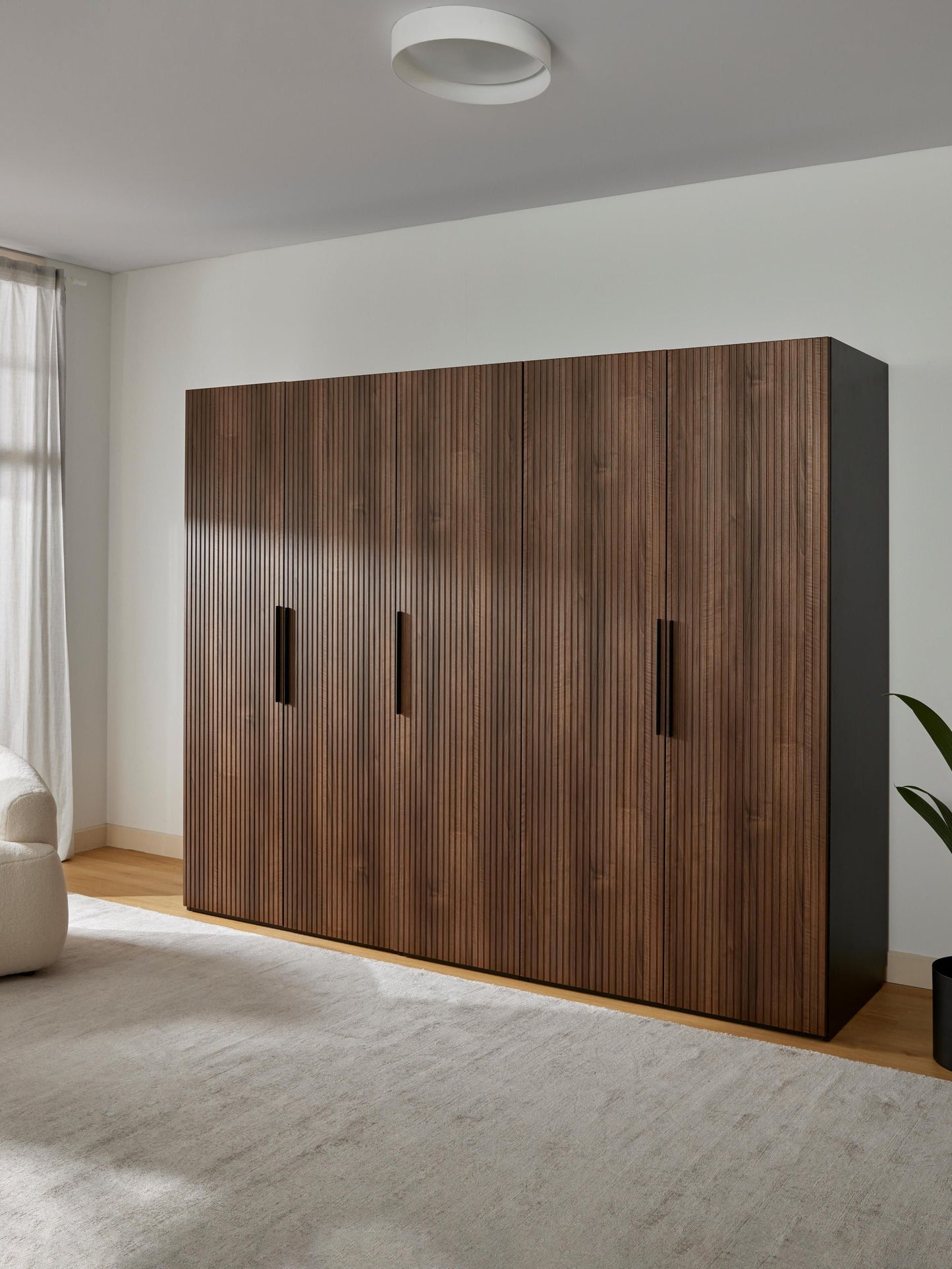 Simavoro Modular Hinged-Door Wardrobe, 250 cm Wide, in Various Sizes