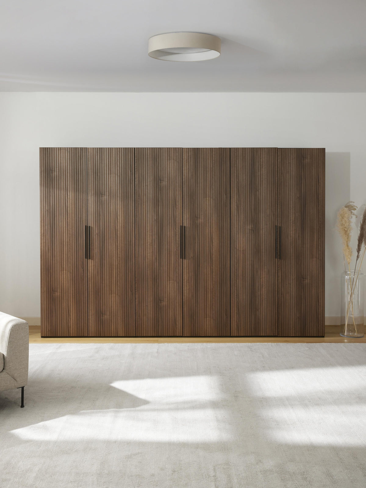 Simavoro Modular Hinged-Door Wardrobe, 300 cm Wide, in Various Sizes