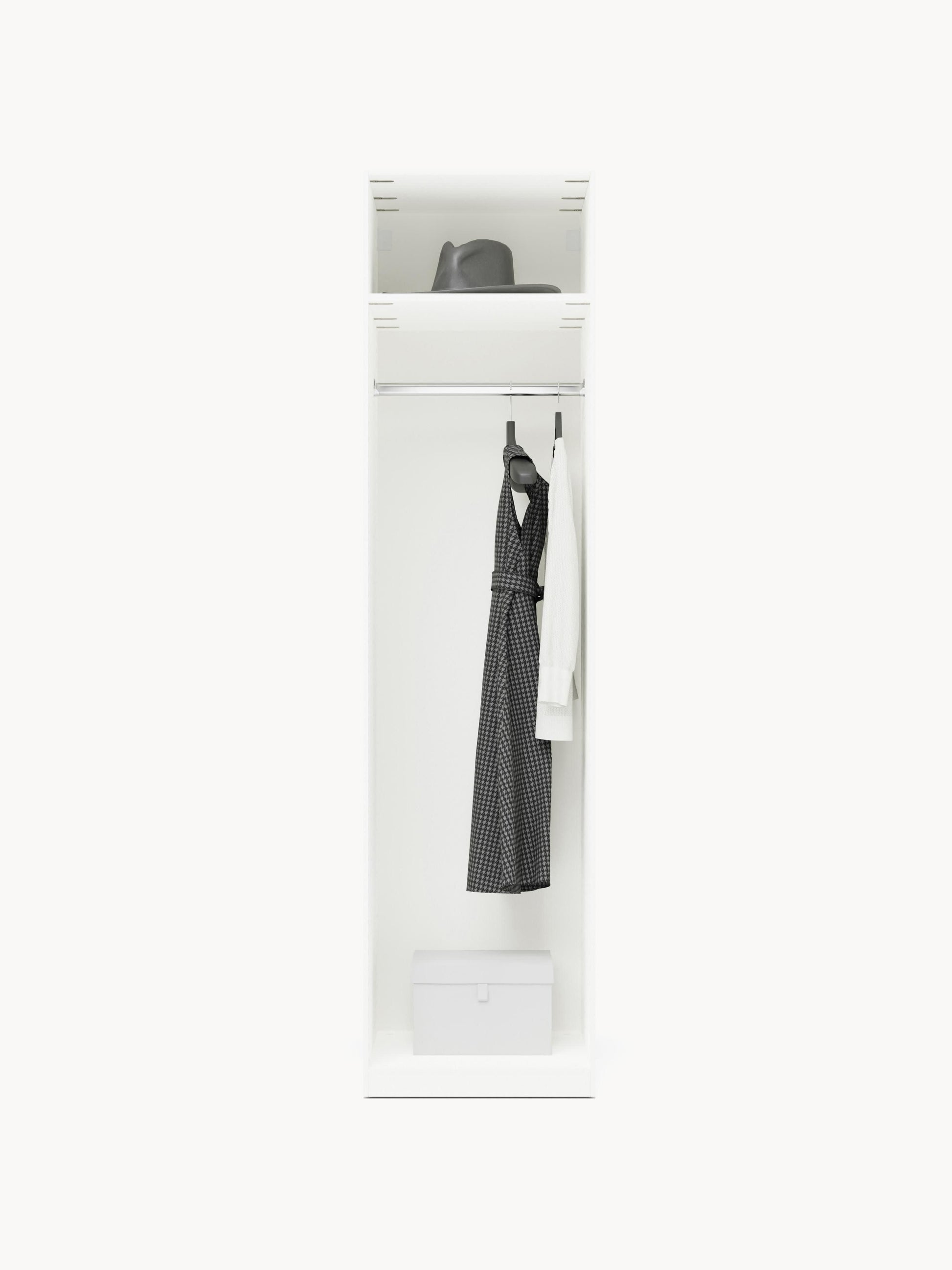Simavoro Modular Hinged-Door Wardrobe, 50 cm Wide, in Various Sizes