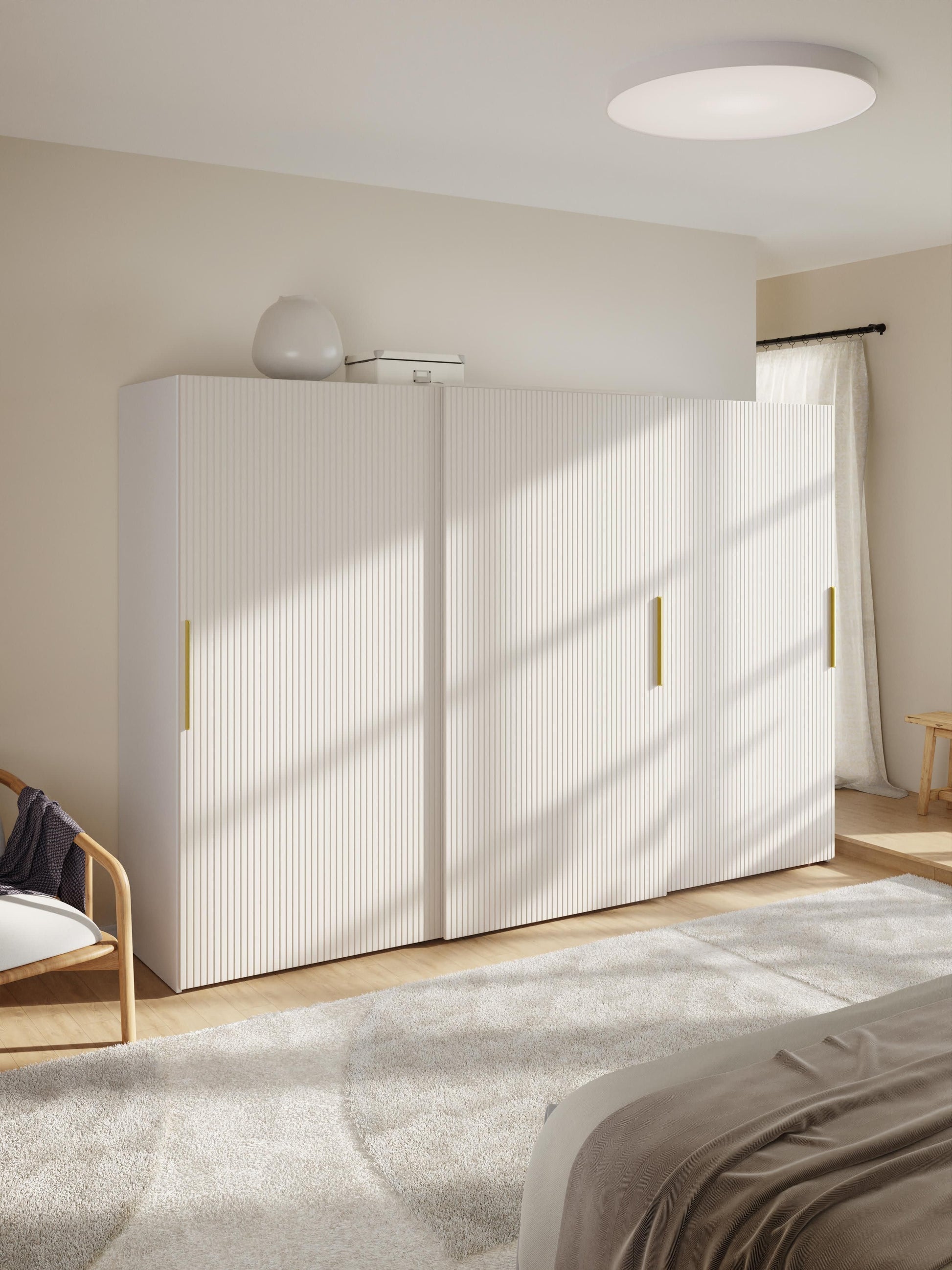 Simavoro Modular Sliding-Door Wardrobe, 300 cm Wide, in Various Sizes