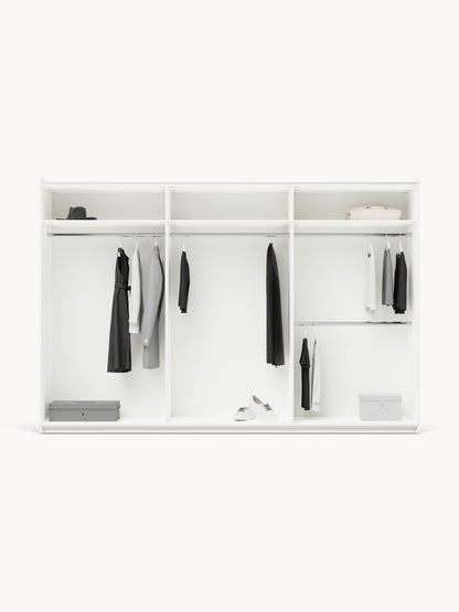 Simavoro Modular Sliding-Door Wardrobe, 300 cm Wide, in Various Sizes