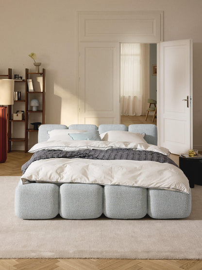 Taybela Bouclé Upholstered Bed