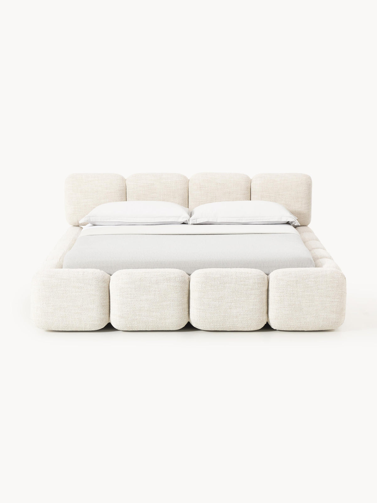 Taybela Bouclé Upholstered Bed