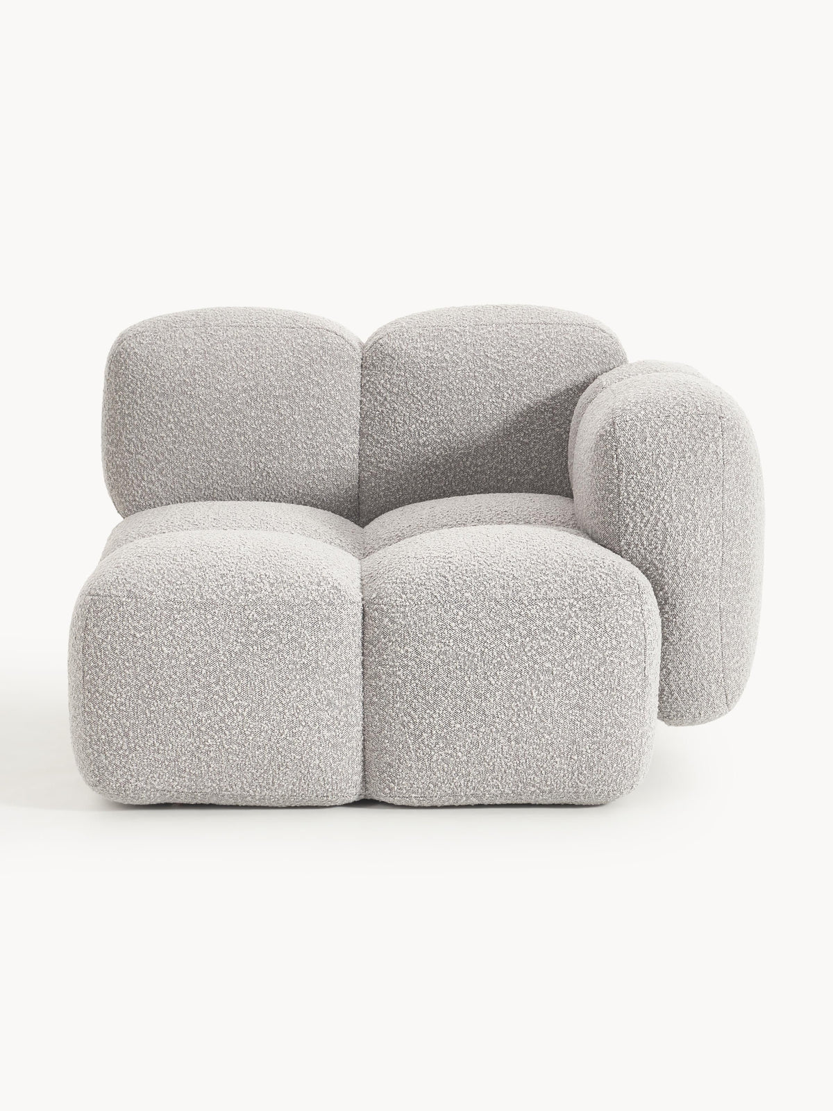 Taybela Corner Module in Bouclé