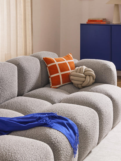 Taybela Corner Module in Bouclé