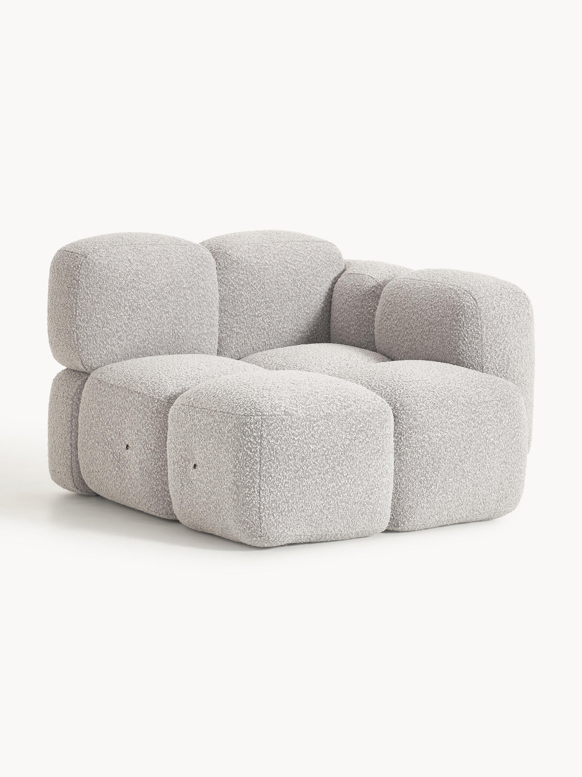 Taybela Corner Module in Bouclé
