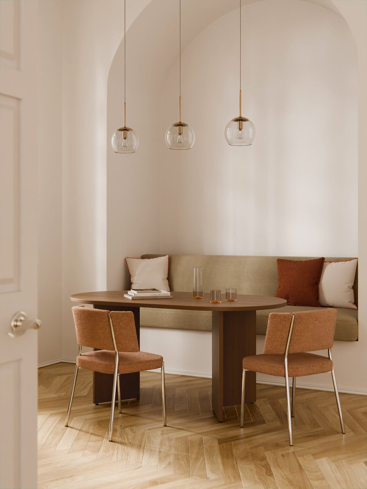 Tonbriza Wooden Oval Dining Table, in Various Sizes