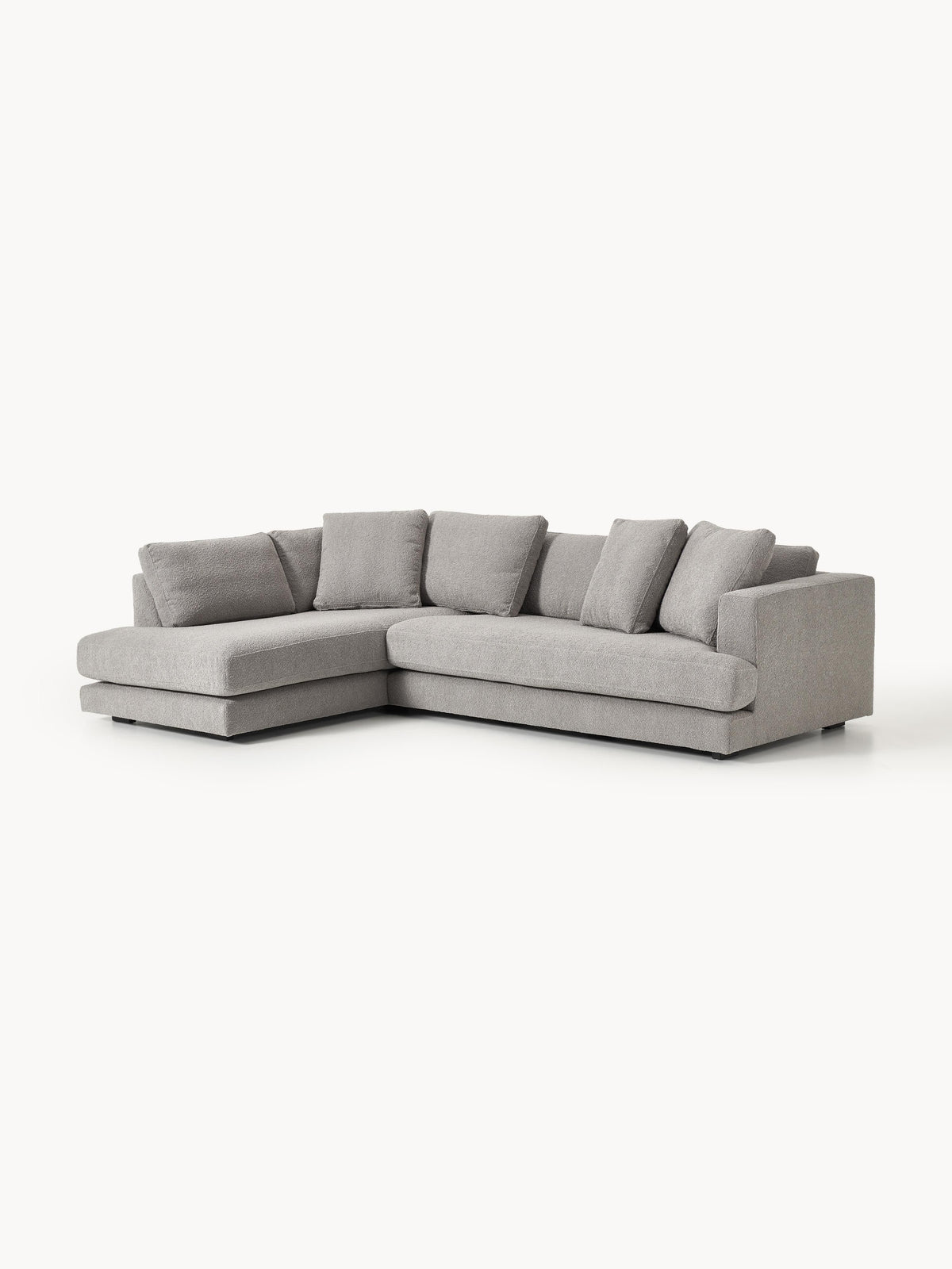 Tribondi Corner Sofa, Bouclé