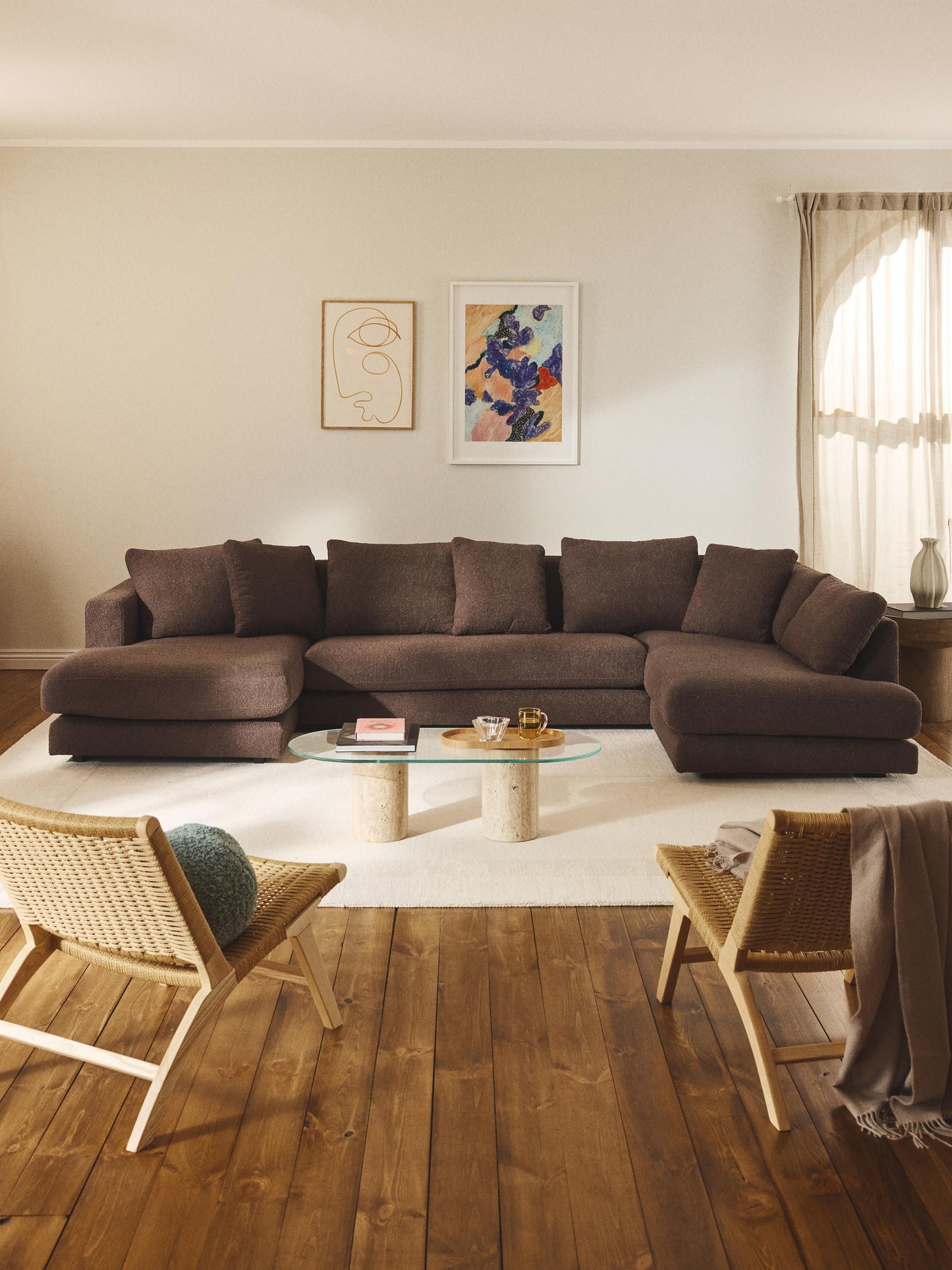 Tribondi XL Sofa in Bouclé